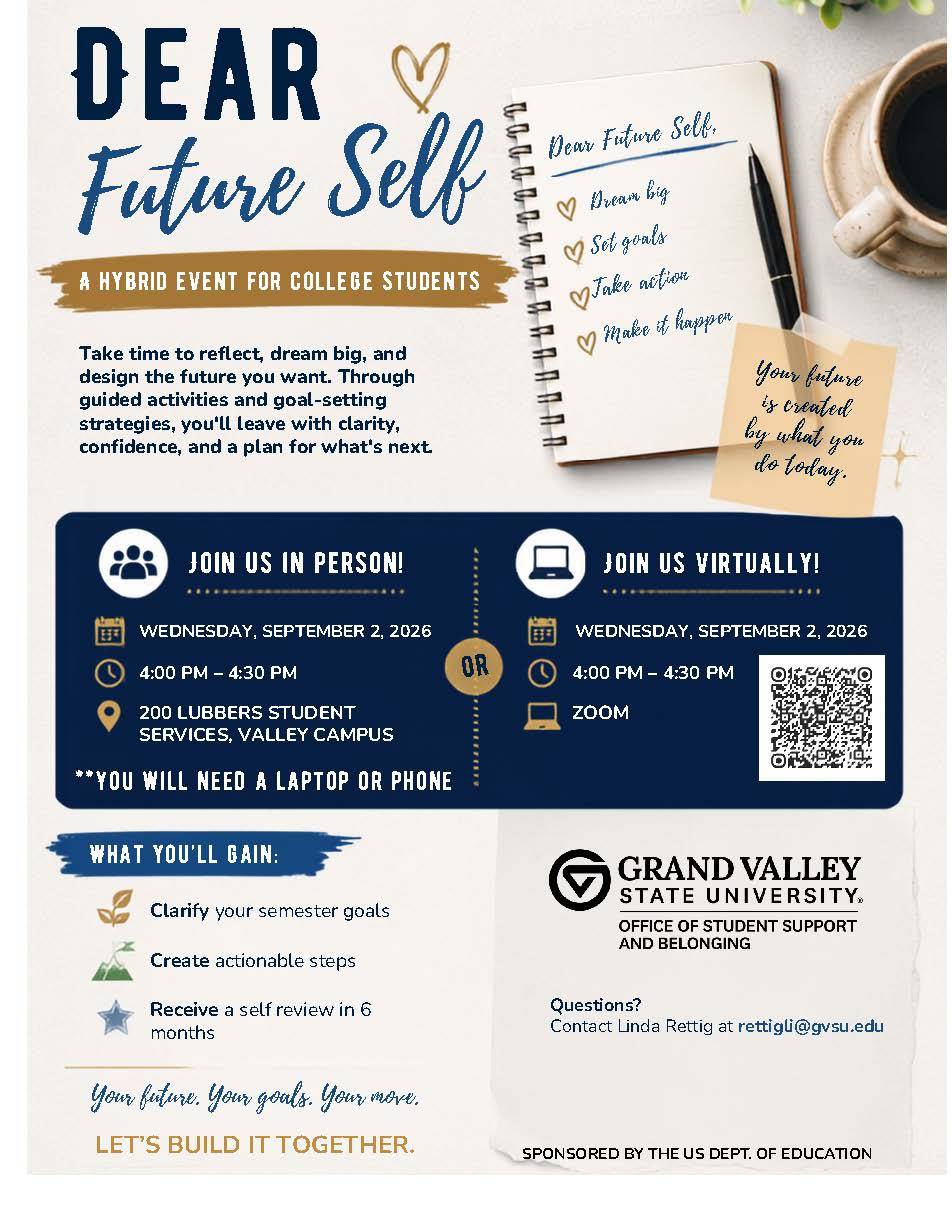 Dear Future Self goal setting event